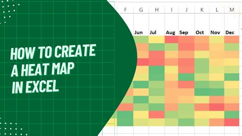 how to do a heatmap in excel