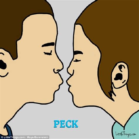 how to do a peck kiss