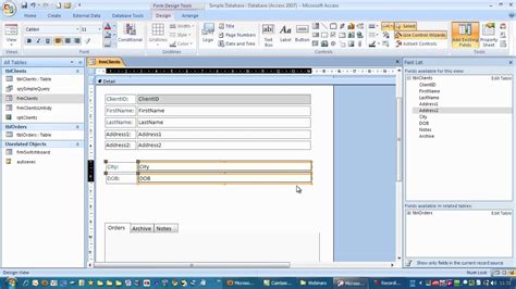 how to do regard in access