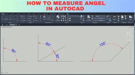 how to do angles in autocad