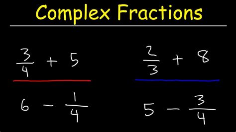 How To Do Complex Fractions Complex Fractions 7th Grade - Complex Fractions 7th Grade