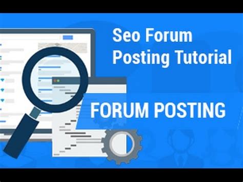how to do forum posting in seo