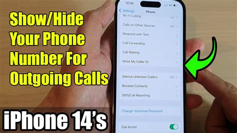 how to do hide my phone number