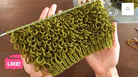 how to do loop stitch in knitting