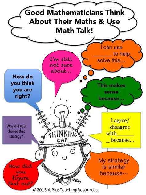 How To Do Math Talks In Kindergarten 5 Math Talk Cards - Math Talk Cards