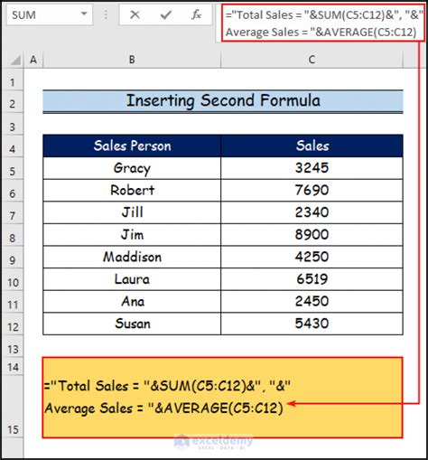 how to do multiple equations in excel