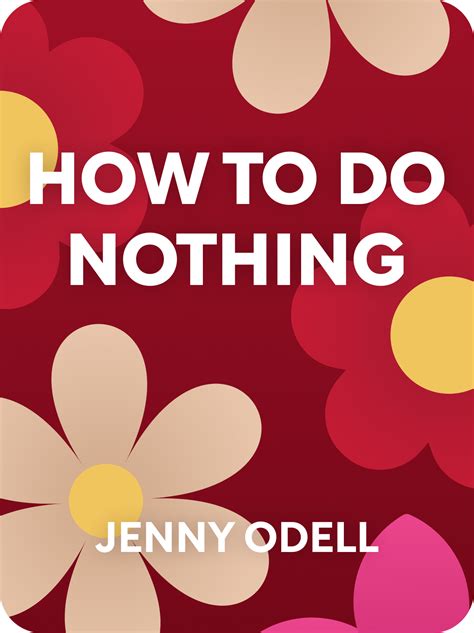 How To Do Nothing