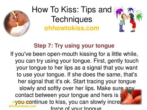 how to do open mouth kissing