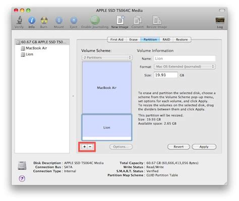 how to do partition in mac