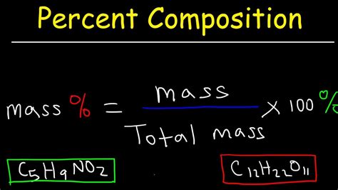How To Do Percent Composition
