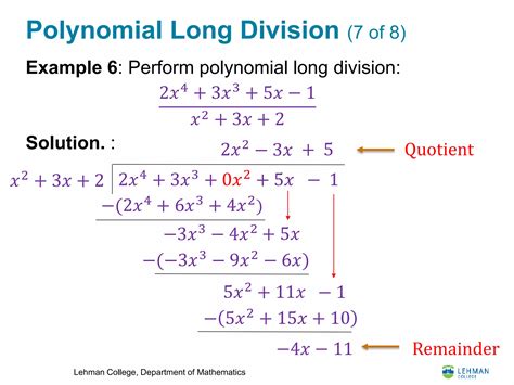How To Do Polynomial Long Division