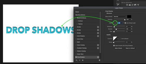how to do shadow in photoshop