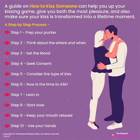 how to do smooch kiss step by step