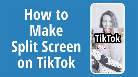 How to do split screen on tiktok