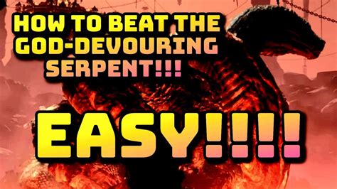 How To Dodge God Devouring Serpent Earthquake