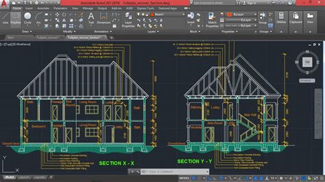 how to draw a building in autocad