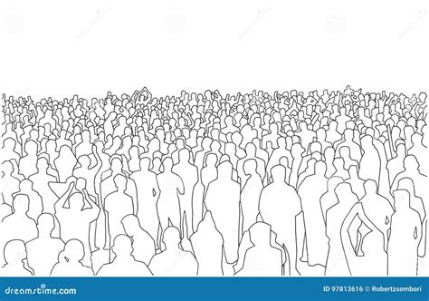 how to draw a cartoon crowd howtofoldtowelslikeaspa