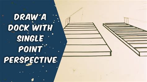 how to draw a dock in perspective