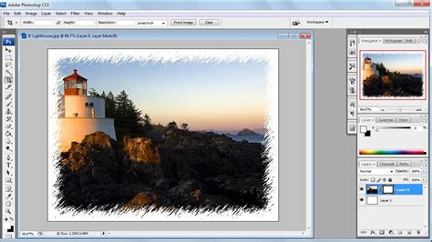 how to draw a frame in photoshop