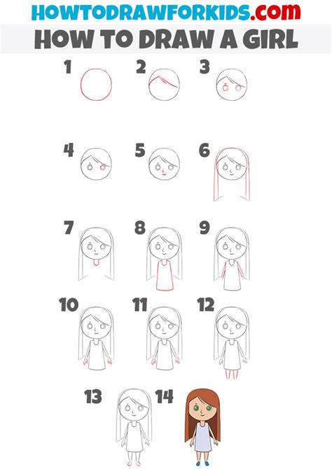 how to draw a girl easy video