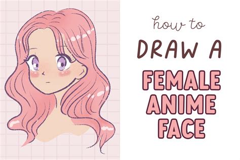 how to draw a girl face anime drawing