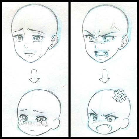 how to draw a head easy anime