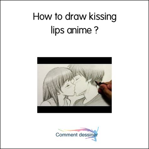 how to draw a kissy lips anime