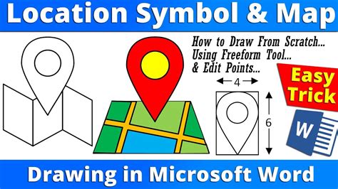 how to draw a map in word