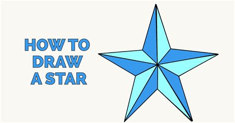 How To Draw A Star A Step By Star Shape For Kids - Star Shape For Kids