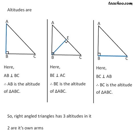 how to draw altitude in triangle