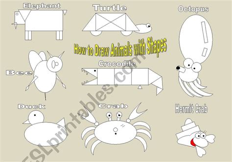 How To Draw Animals Using Shapes The Lightbox Draw Animals Using Shapes - Draw Animals Using Shapes