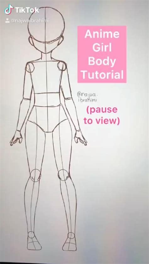 how to draw anime easy full body