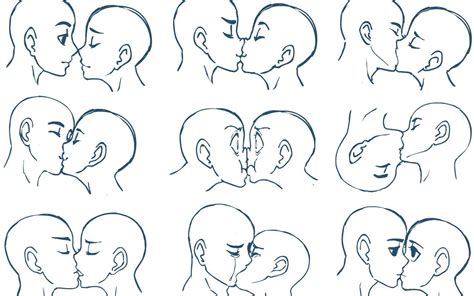 how to draw anime kissing lips drawing pictures