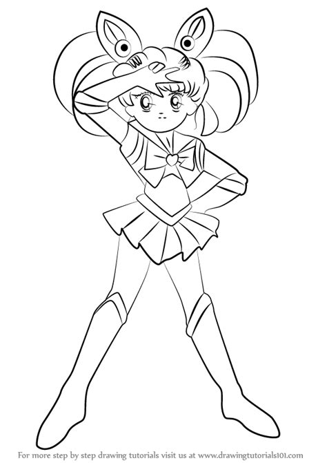 how to draw sailor chibi-moon video