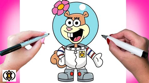 How To Draw Sandy Cheeks Step By Step