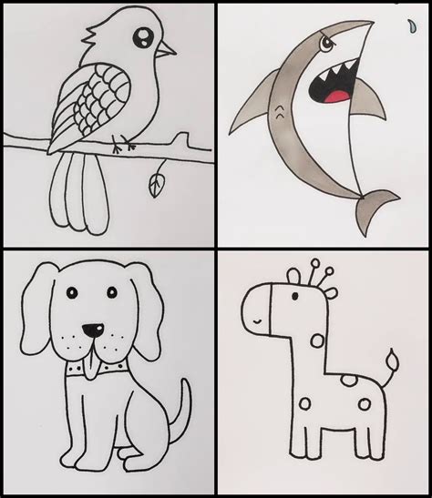 How To Draw Simple Animals