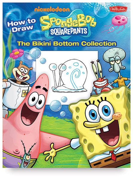 how to draw spongebob squarepants the bikini bottom collection licensed learn to draw