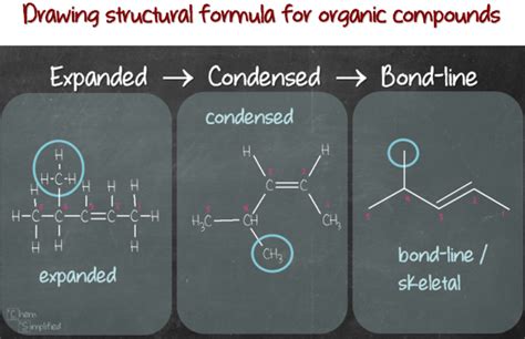 how to draw structures in organic chemistry