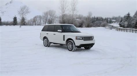 how to drive range rover in snow