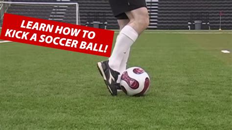 how to drop kick a soccer ball