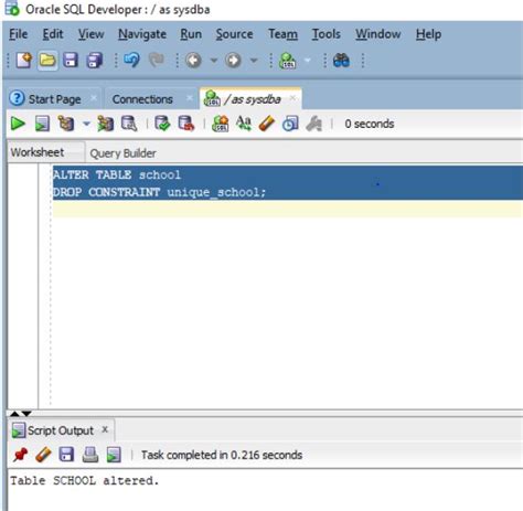 how to drop unique constraint in oracle