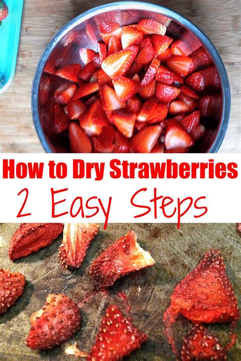 how to dry strawberries in an oven