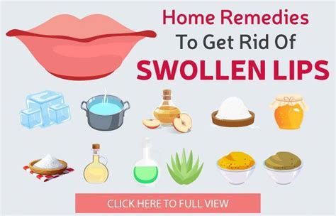 how to ease lip swelling at home without