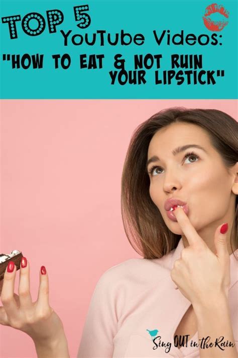 how to eat without ruining lipstick