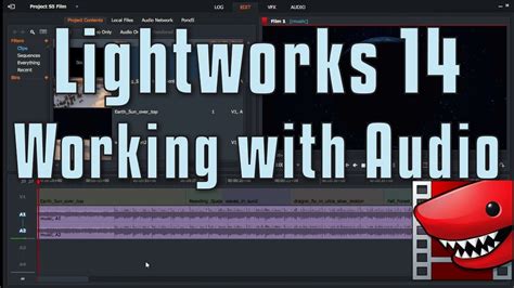 how to edit audio in lightworks