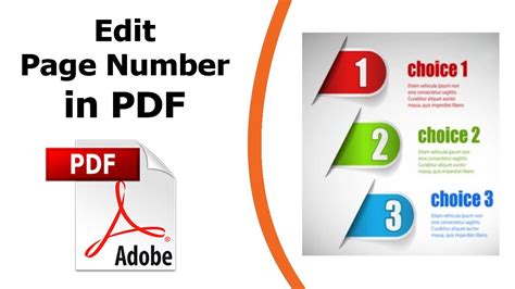 how to edit page numbers in pdf