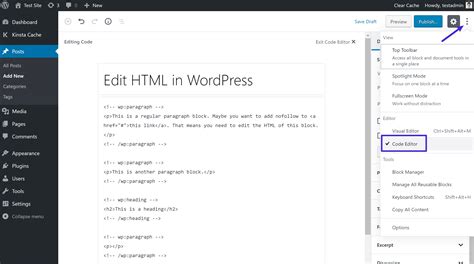how to edit php code in wordpress