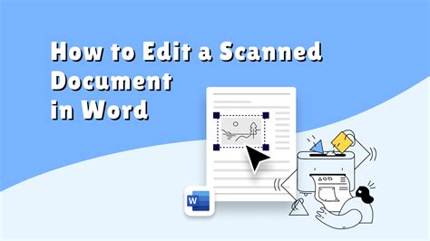how to edit scanned image in word