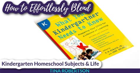 How To Effortlessly Blend Kindergarten Homeschool Subjects Blending Activities For Kindergarten - Blending Activities For Kindergarten