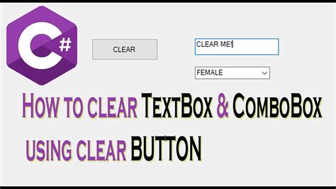 how to empty combobox in c#